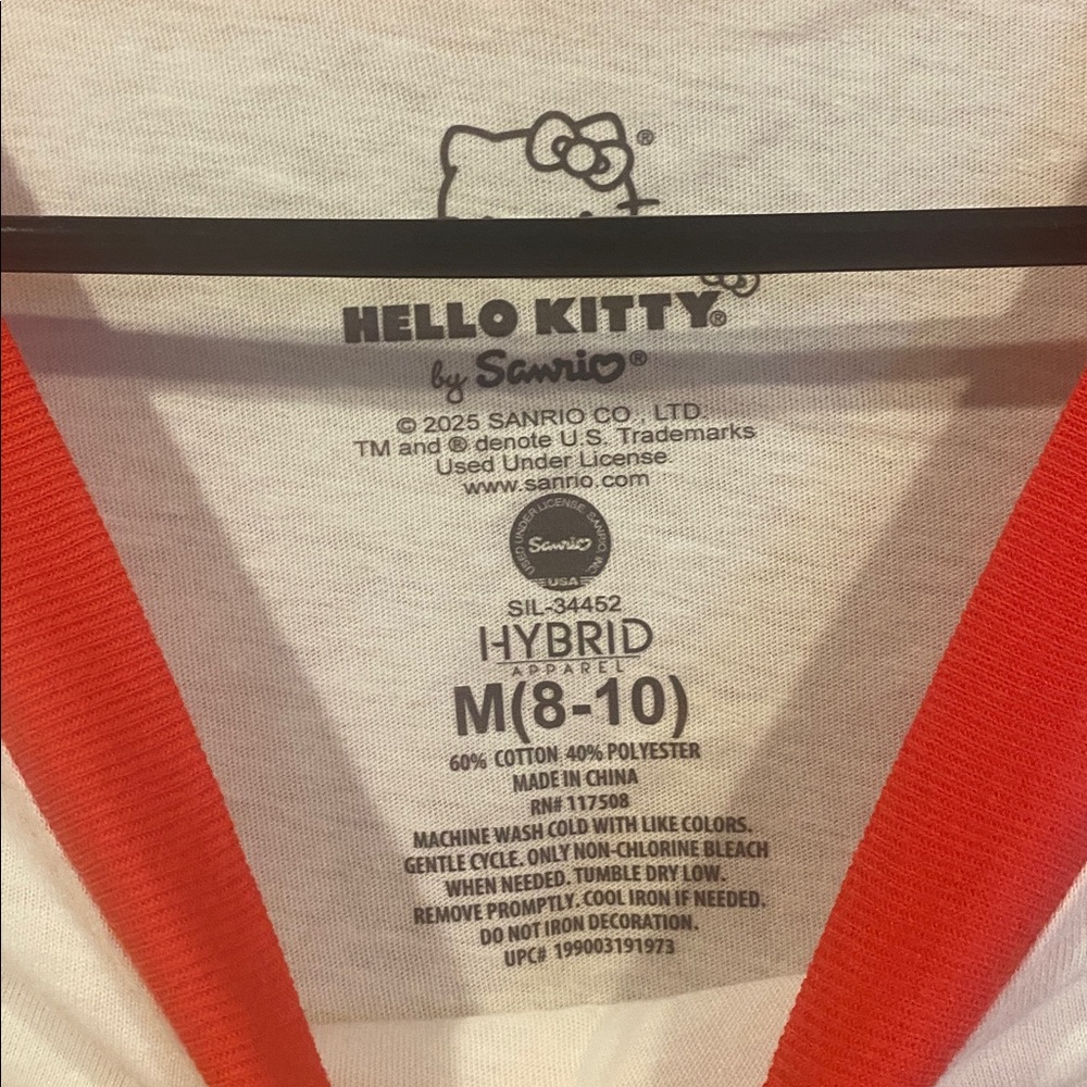 Hello Kitty White and Pink Top Medium NWOT - Picture 2 of 4